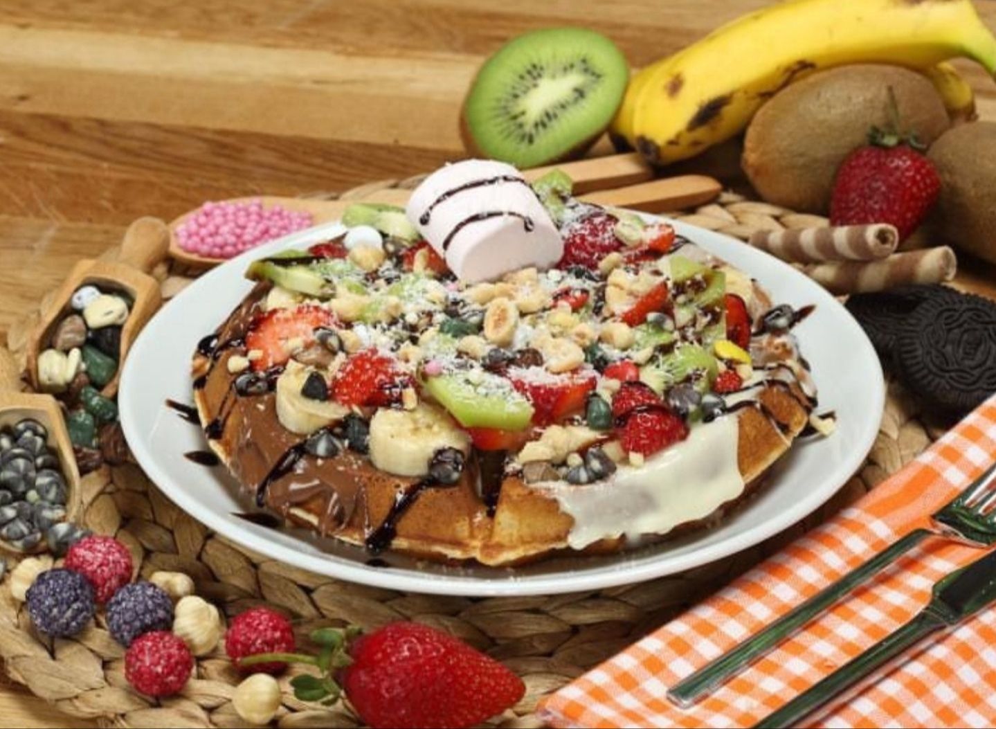 Millenium special waffle